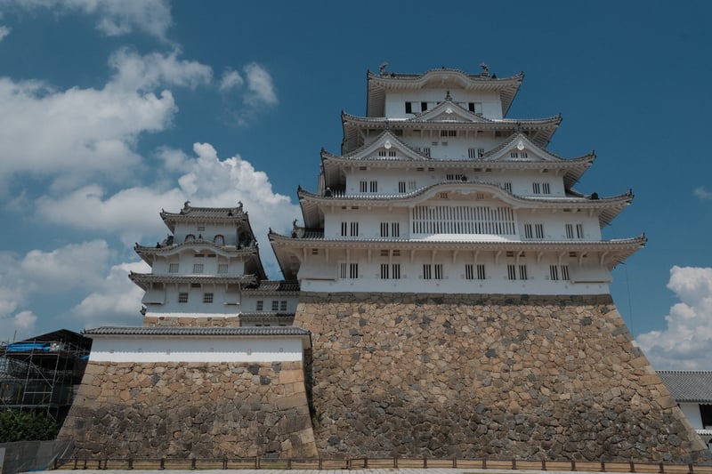 姫路城 天守を支える石垣